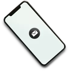 Smartphone avec un icon de d'enveloppe