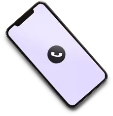 Smartphone avec un icon de téléphone